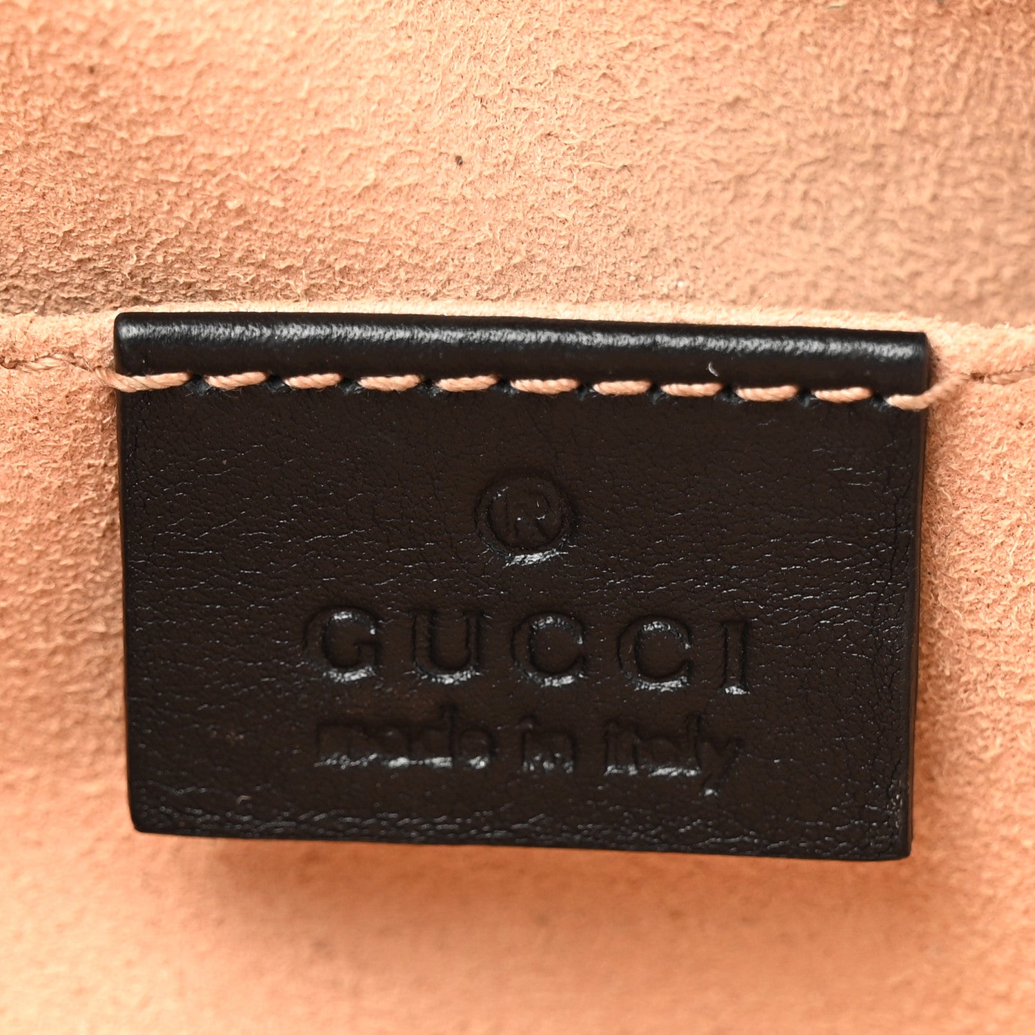 Gucci Calfskin Matelasse GG Marmont Belt Bag 65 Black 6 of 13
