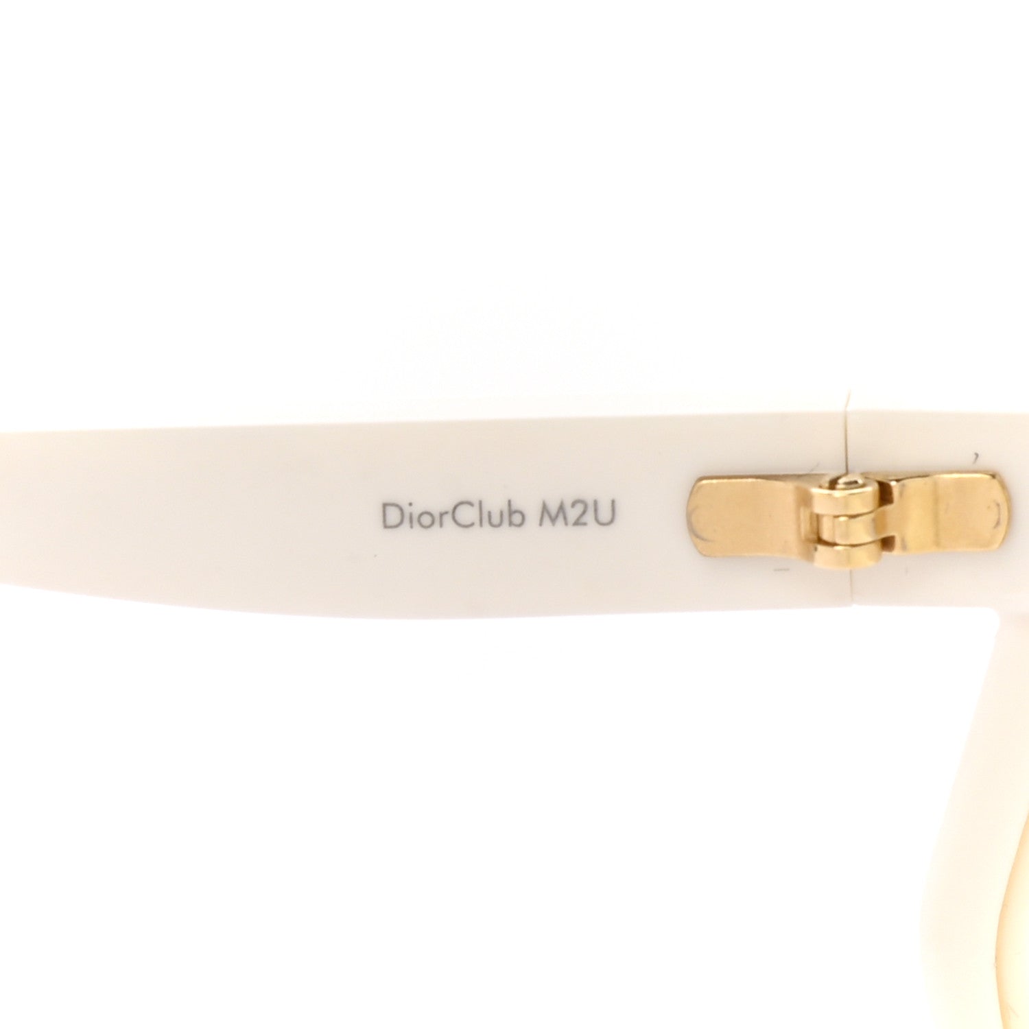 Christian Dior Mask DiorClub M2U Sunglasses Translucent Ivory 8 of 9