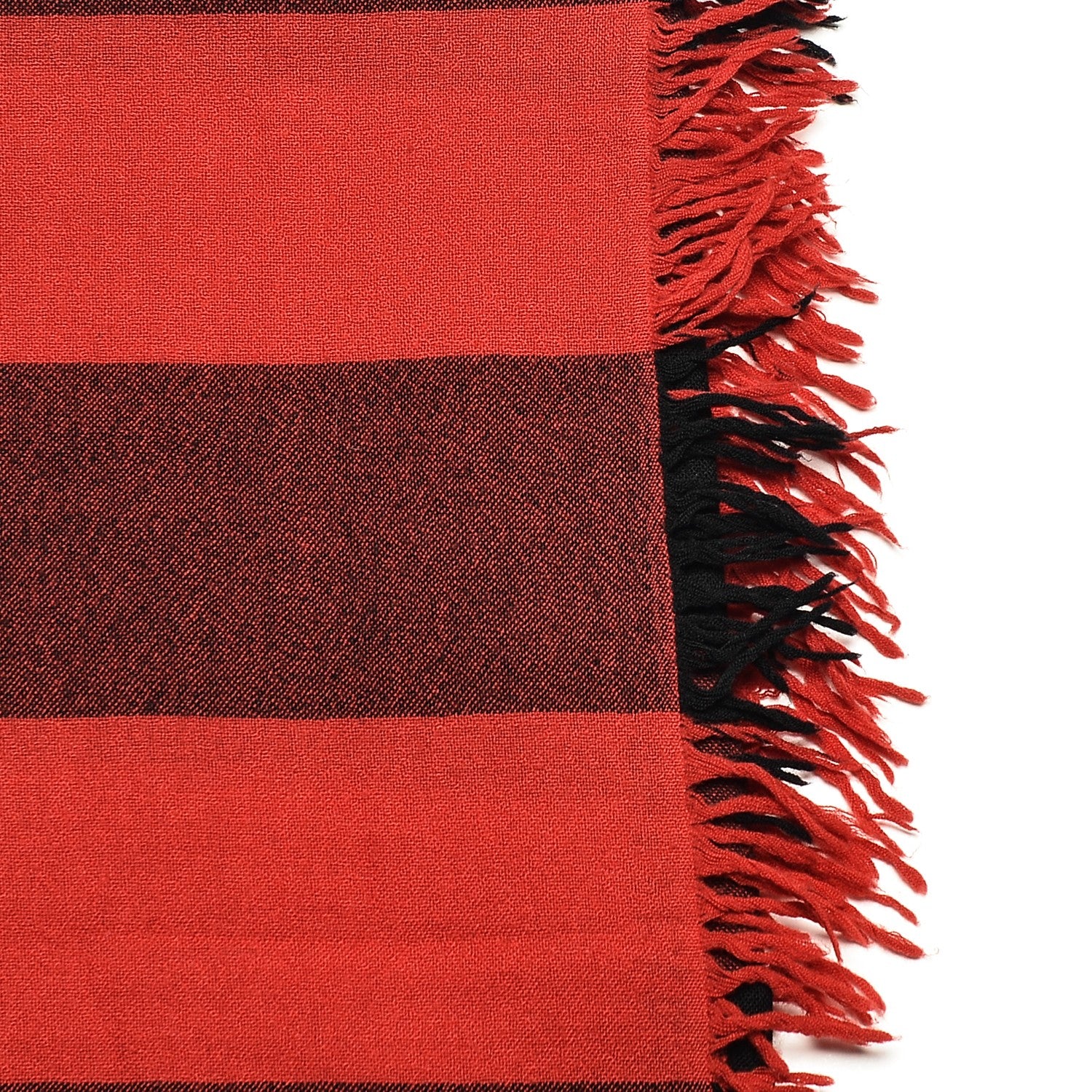 Burberry Cashmere Merino Wool House Check Scarf Red 4 of 7