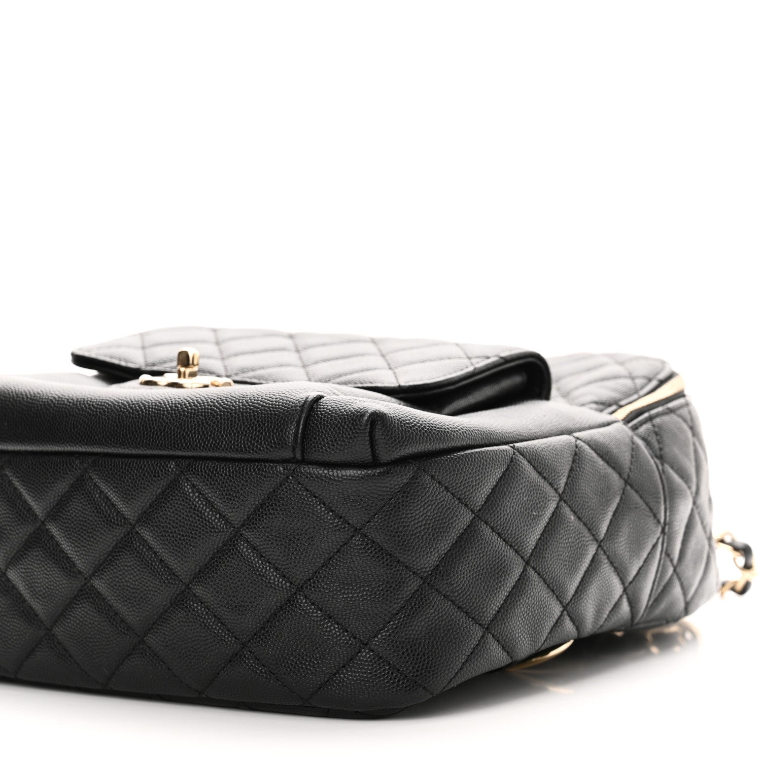 Chanel Caviar Quilted Medium Zip Around Backpack Black 10 of 10
