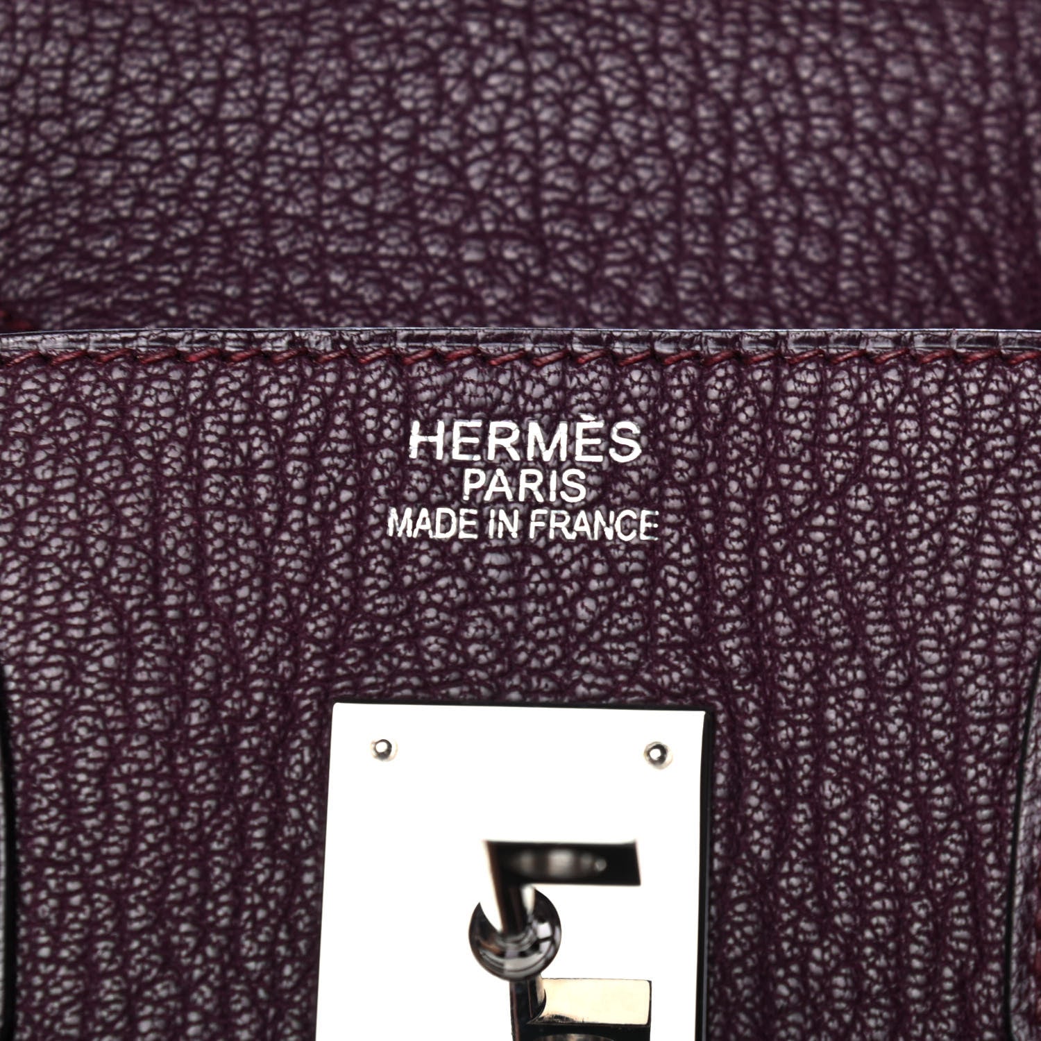 Hermes Chevre Mangalore HAC Birkin 32 Raisin 5 of 9