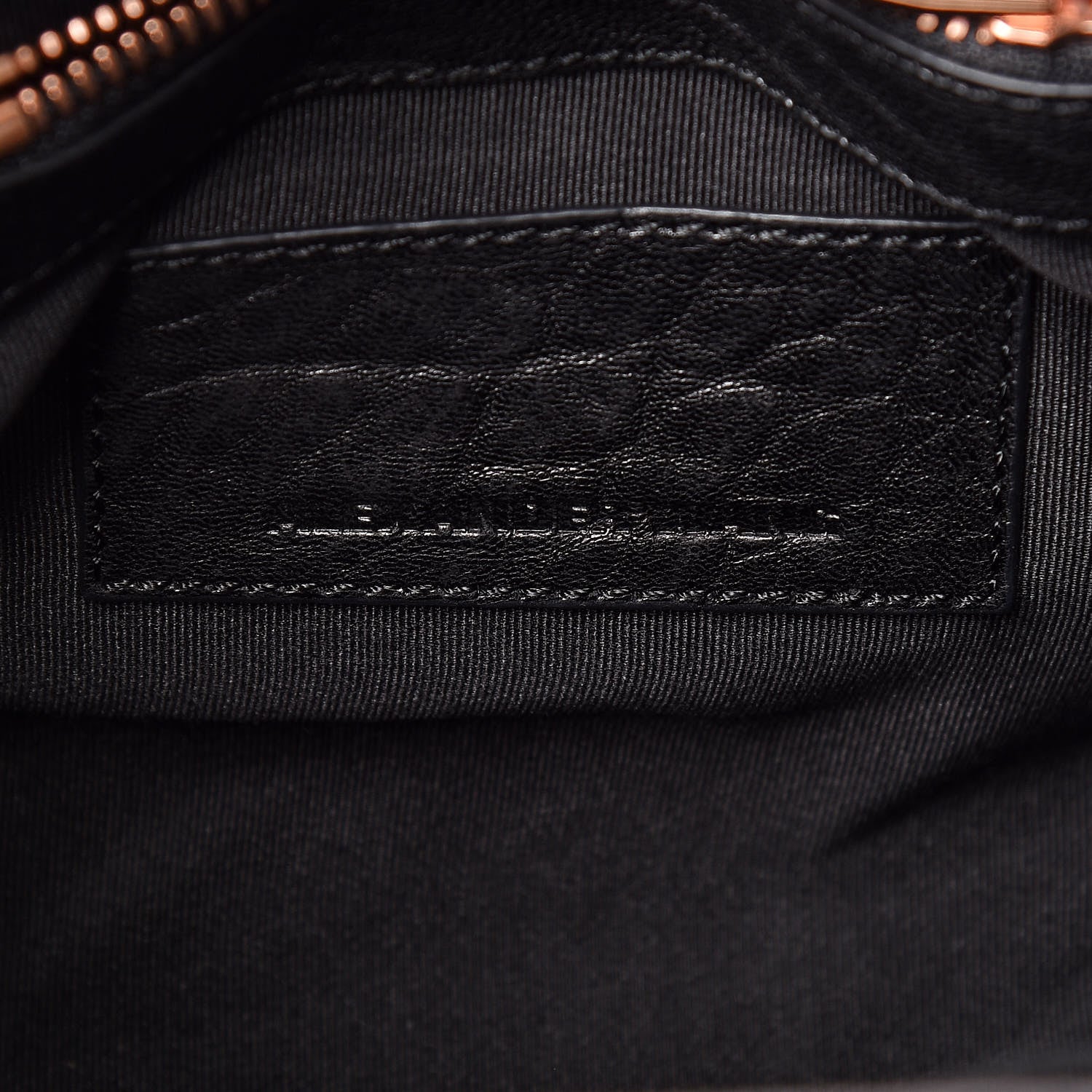 Alexander Wang Pebbled Lambskin Mini Rockie Black Rose Gold Hardware 5 of 8