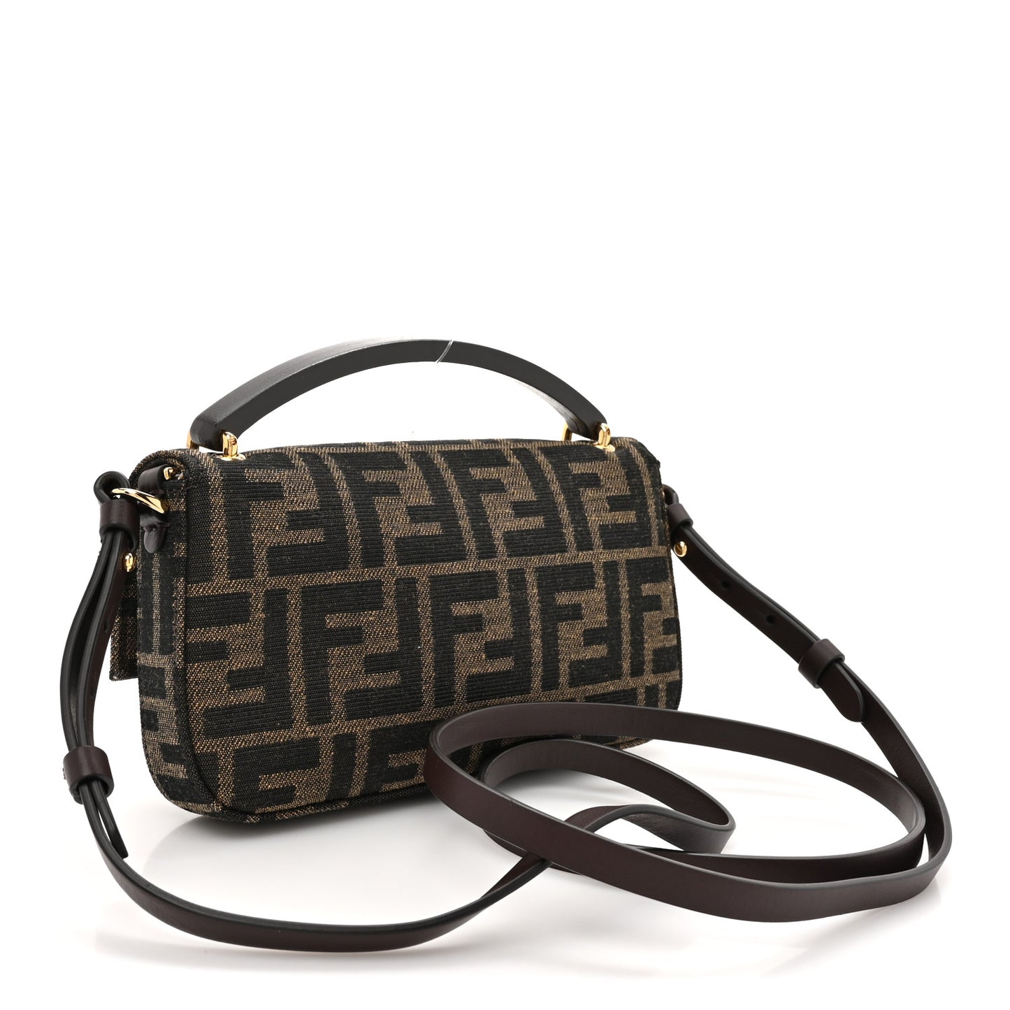 Fabric Jacquard FF 1974 Phone Baguette Tobacco Moro