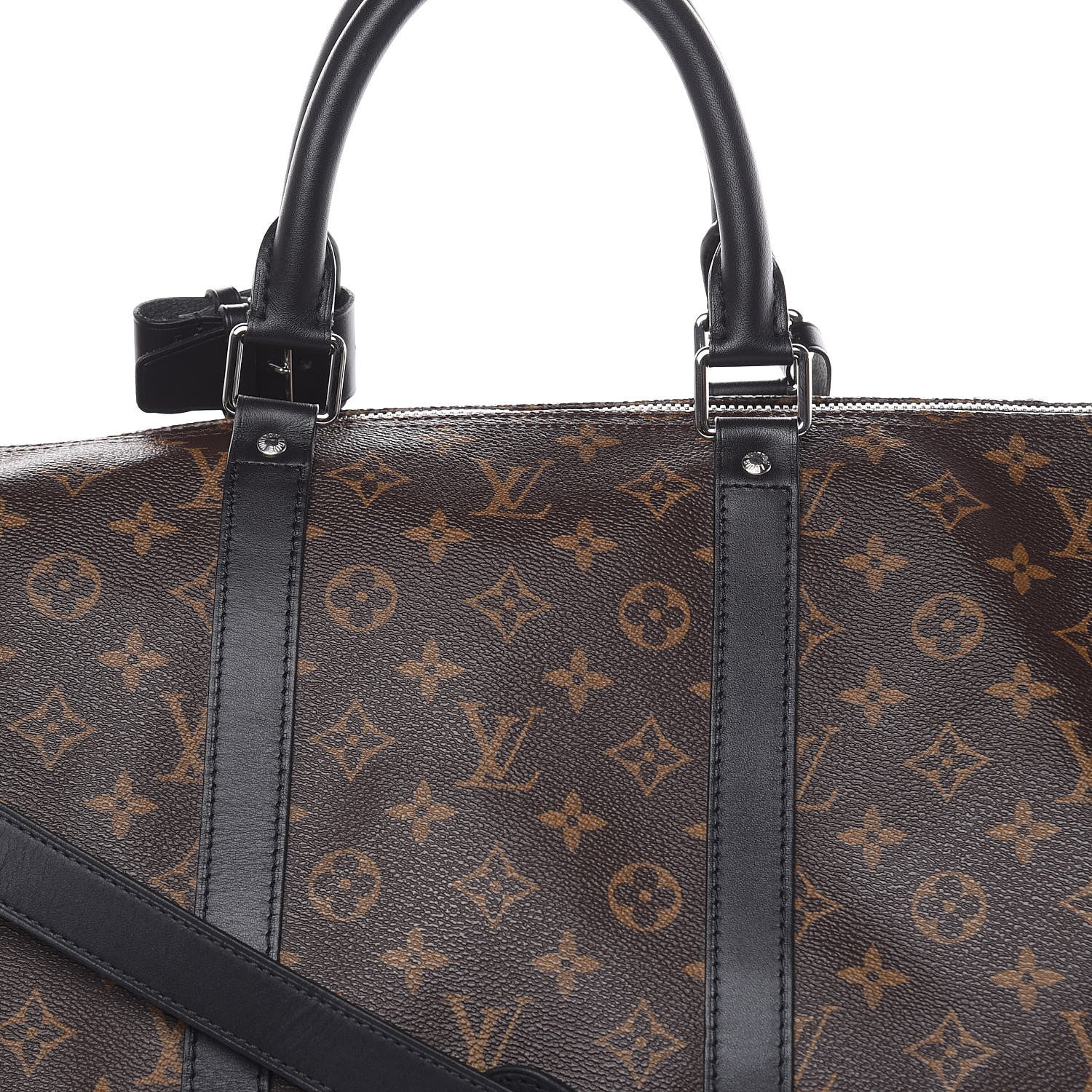 Louis Vuitton Monogram Macassar Keepall Bandouliere 55 18 of 18