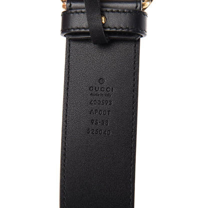 Gucci Calfskin Double G 40mm Belt 95 38 Black 3 of 7