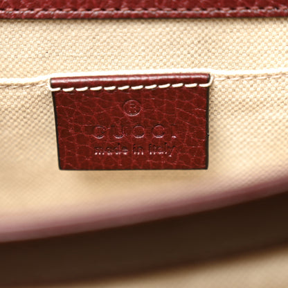 Gucci Dollar Calfskin Crystal Web Mini Dionysus Bamboo Top Handle Bag Vintage Bordeaux Black Diamond 6 of 12