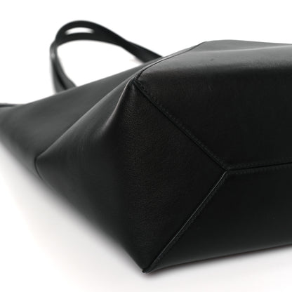 Loewe Shiny Calfskin Medium Puzzle Fold Tote Black 7 of 9