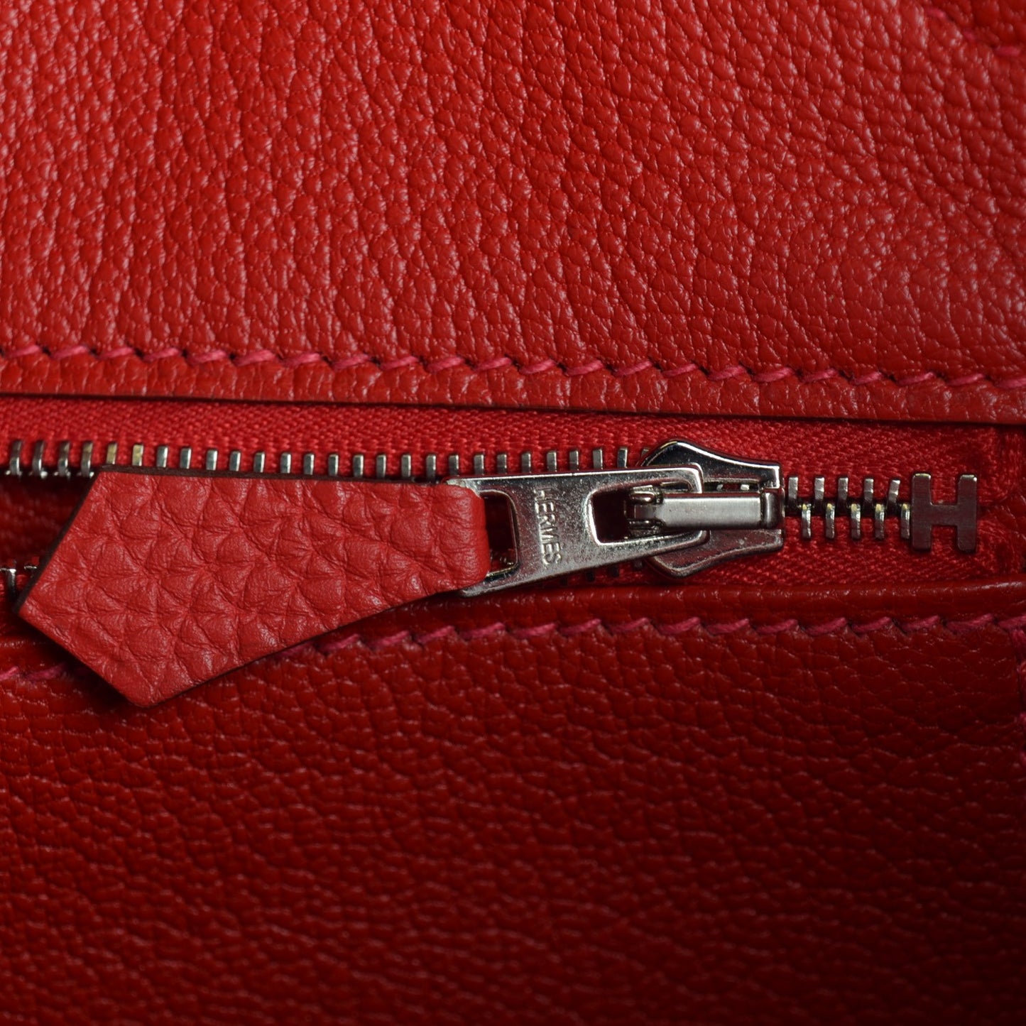 Togo Birkin 35 Rouge Casaque