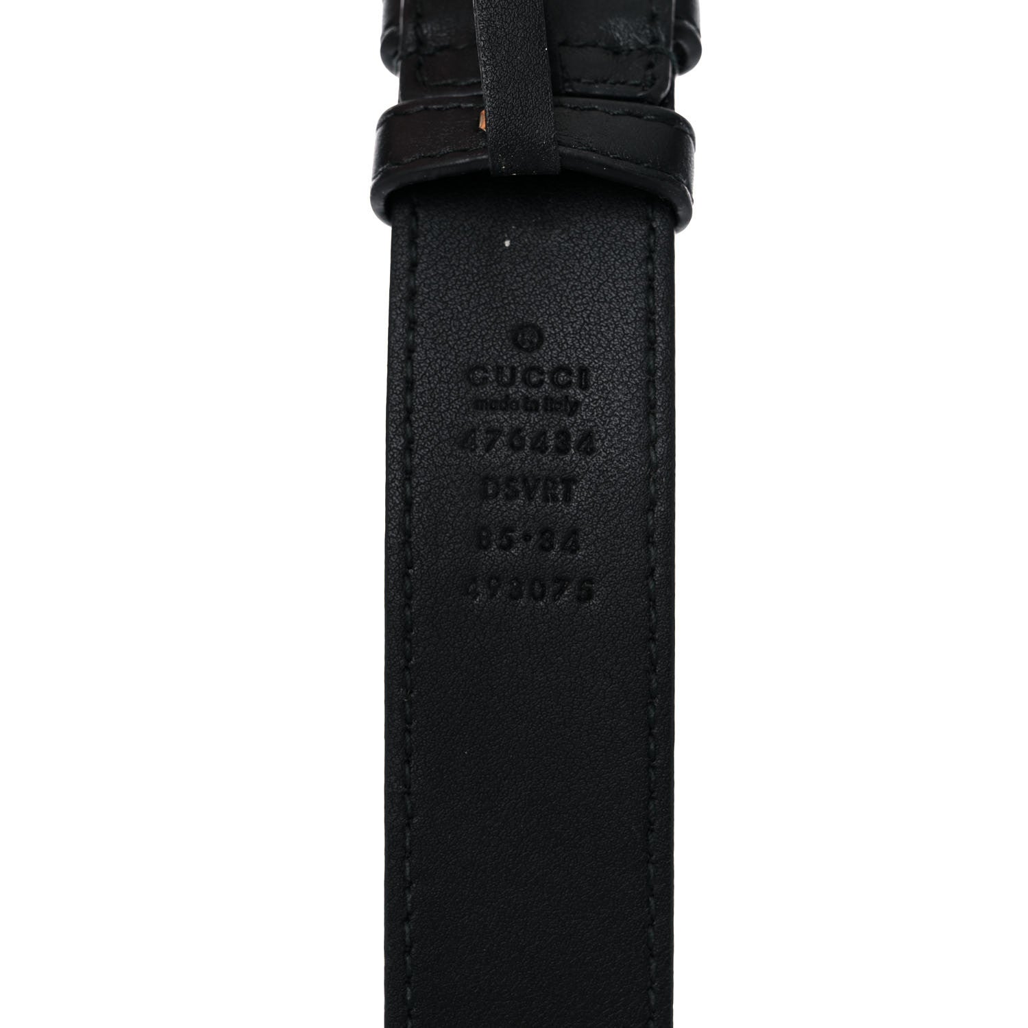 Gucci Calfskin Matelasse GG Marmont Belt Bag 85 34 Black 21 of 21
