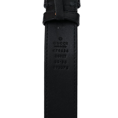 Gucci Calfskin Matelasse GG Marmont Belt Bag 85 34 Black 21 of 21