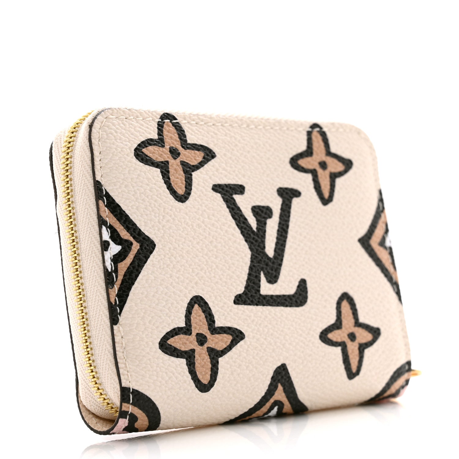 Louis Vuitton Monogram Giant Wild At Heart Zippy Coin Purse Creme 3 of 7