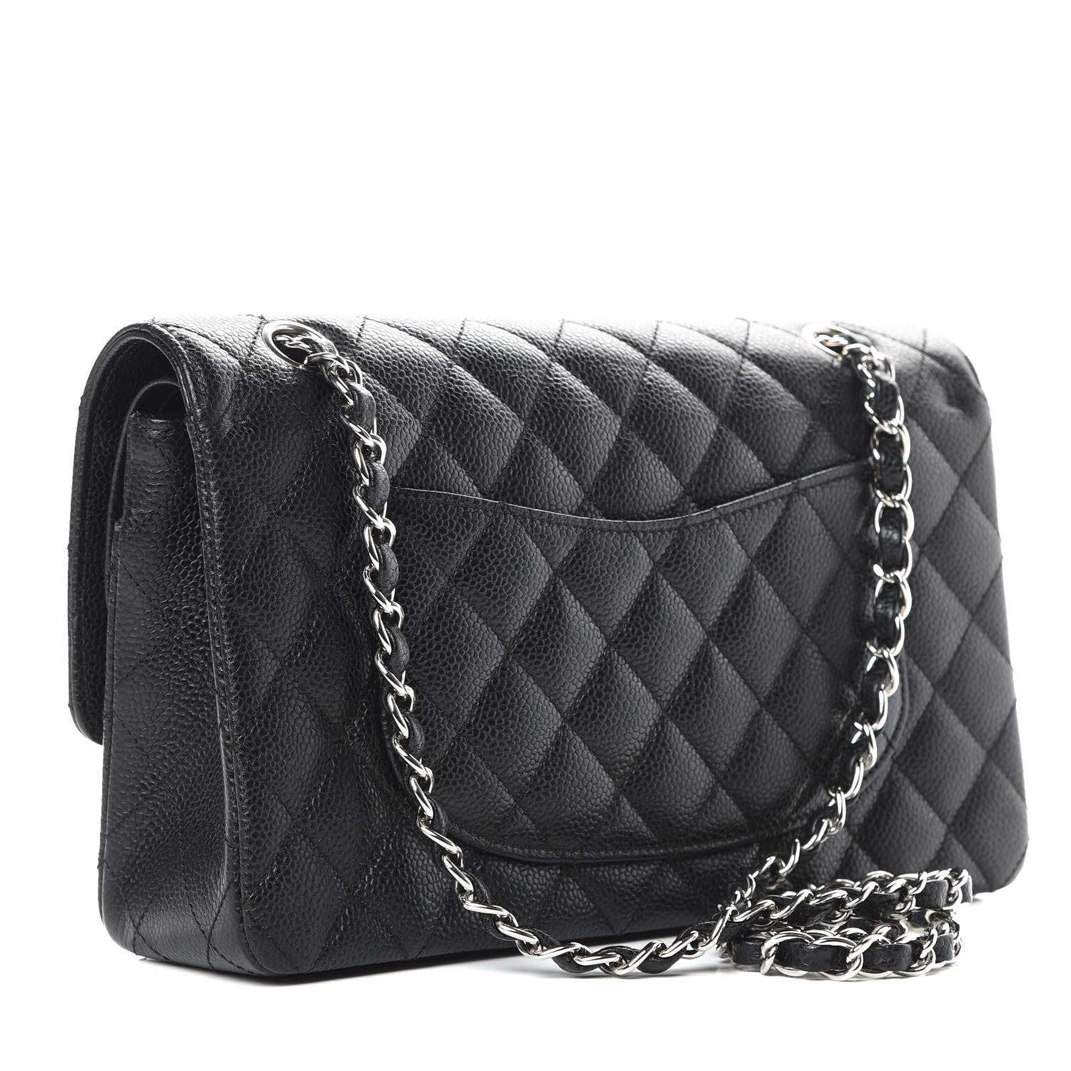 Chanel Caviar Quilted Medium Double Flap Black 3 of 15