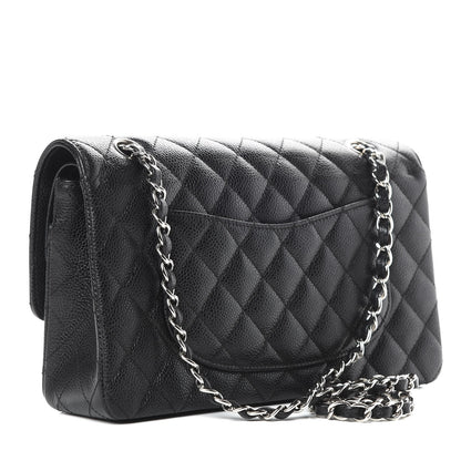 Chanel Caviar Quilted Medium Double Flap Black 3 of 15