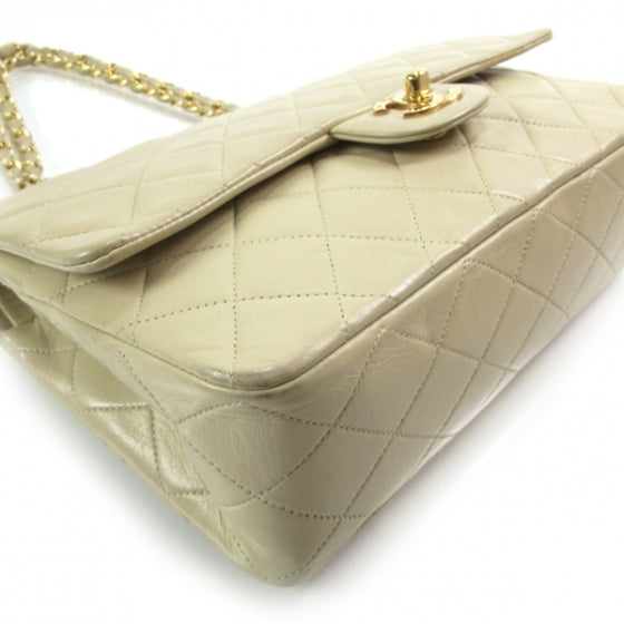 Chanel Lambskin Double Flap Light Beige 6 of 12