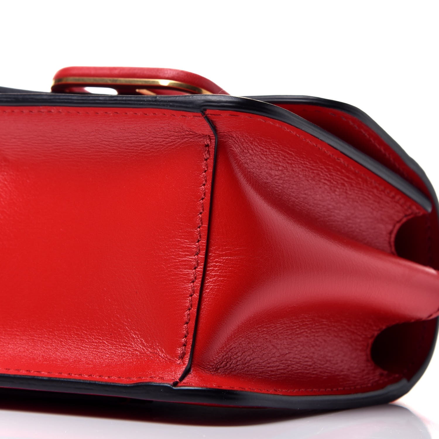 Valentino Garavani Smooth Calfskin Micro VSling Shoulder Bag Rouge Pur 9 of 9