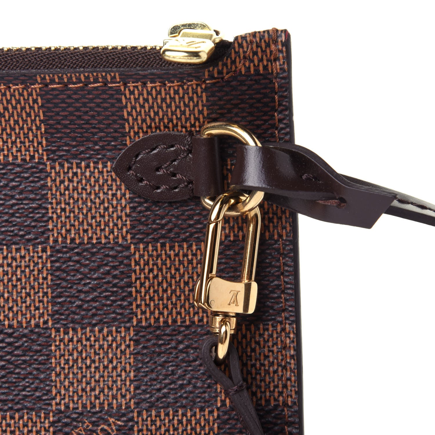 Louis Vuitton Damier Ebene Neverfull MM GM Pochette 4 of 4