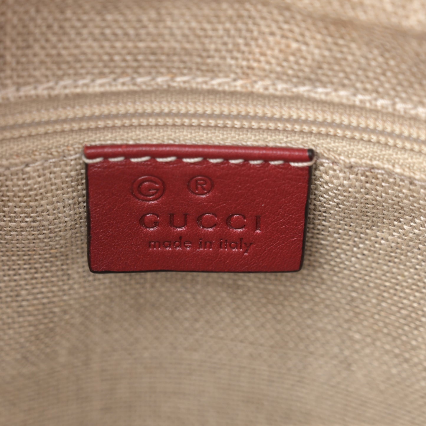 Microguccissima Small Crossbody Bag Rosso