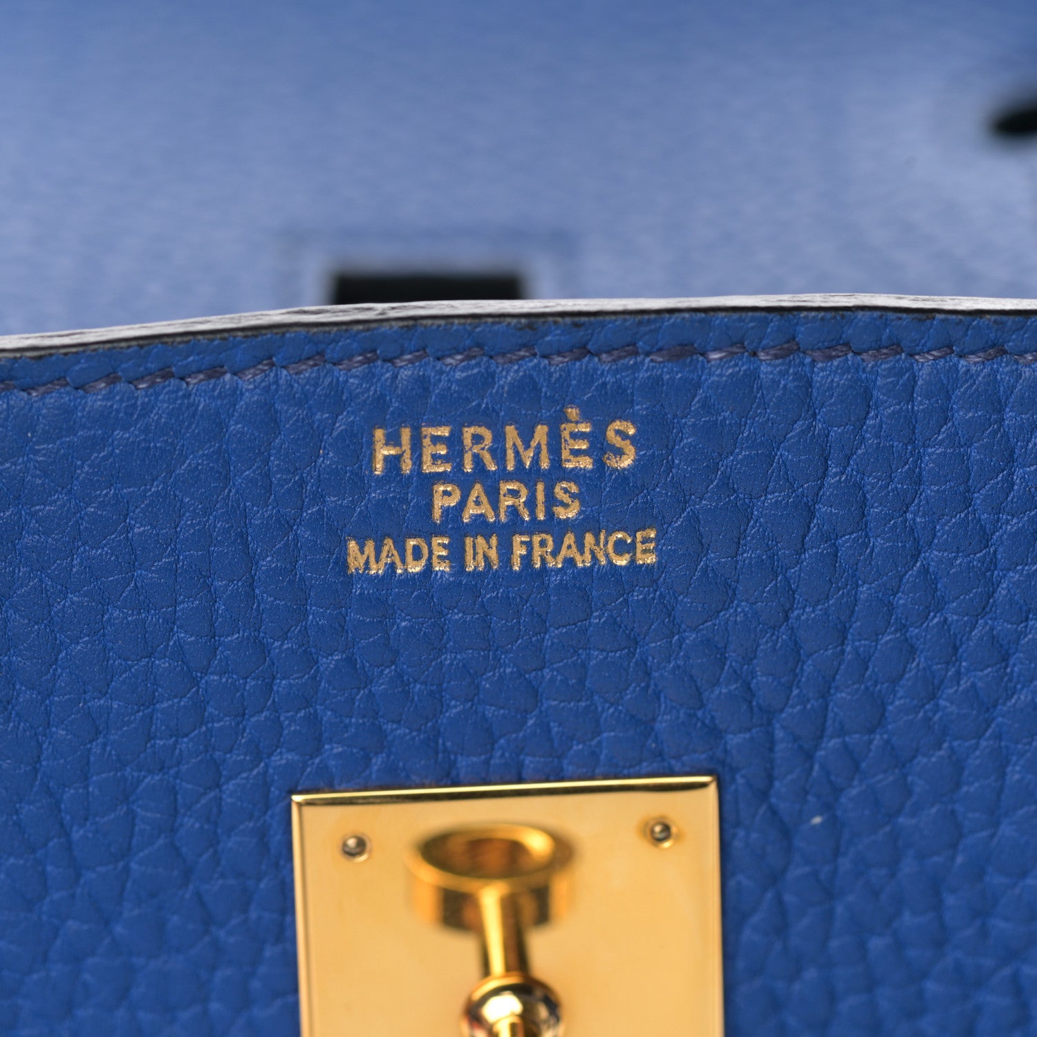 Hermes Togo Birkin 35 Bleu France 17 of 32