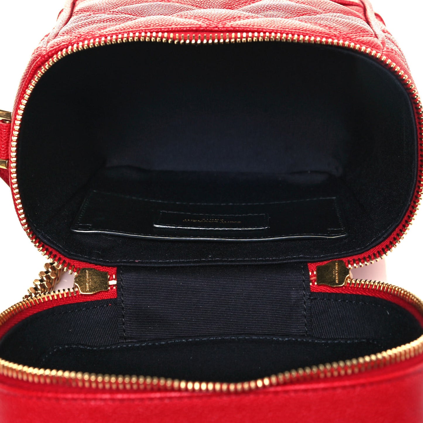 Grain de Poudre Quilted 80's Vanity Bag Red
