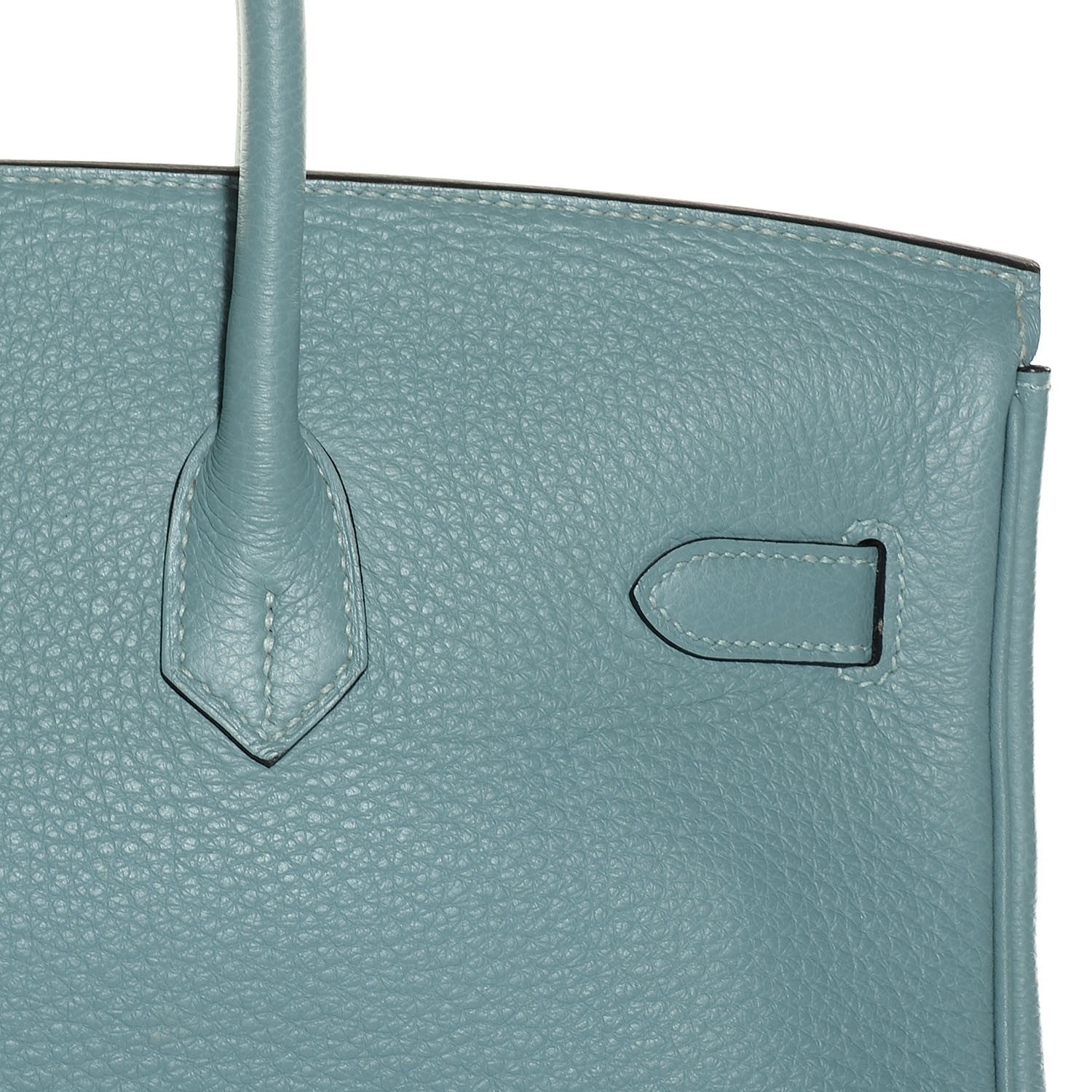 Hermes Taurillon Clemence Birkin 35 Ciel 19 of 20