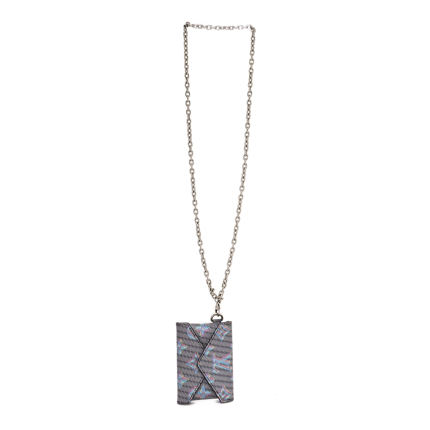 Monogram LV Pop Kirigami Necklace Blue