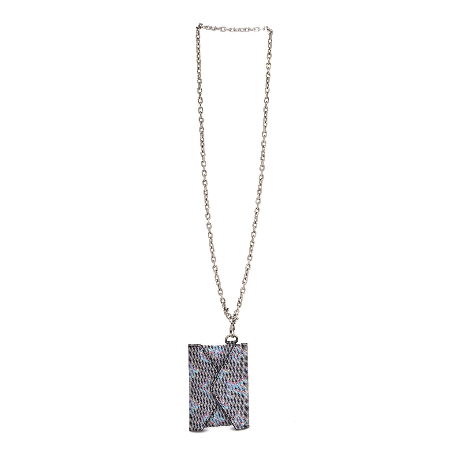 Louis Vuitton Monogram LV Pop Kirigami Necklace Blue 1 of 7