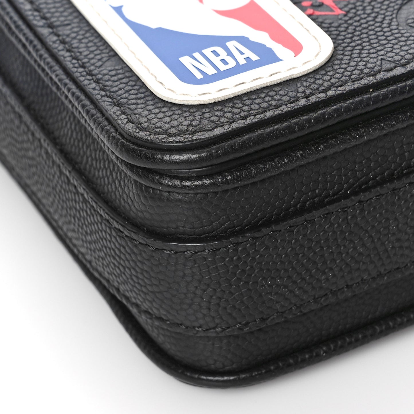x NBA Grained Calfskin Monogram Studio Messenger Black