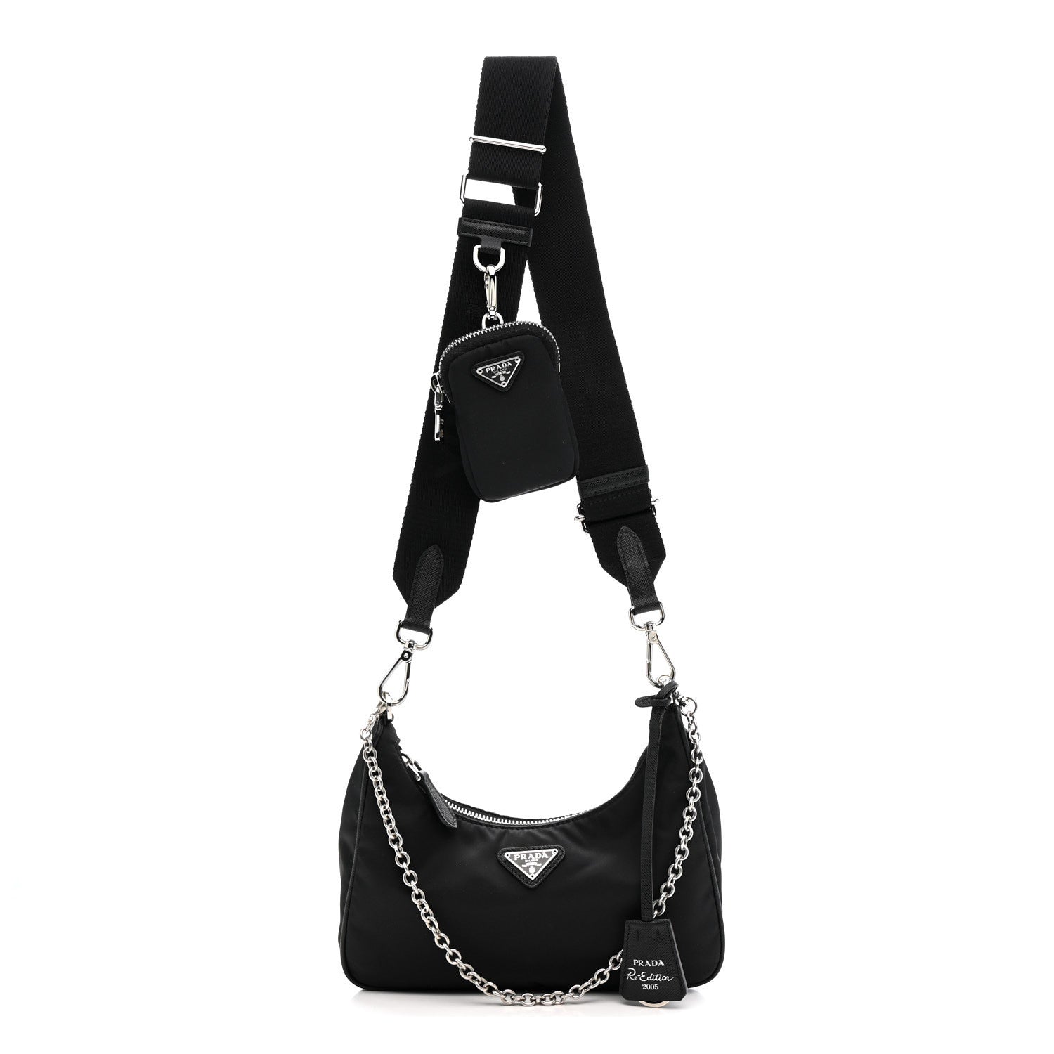 Prada Nylon Re-Edition 2005 Shoulder Bag Black 1 of 12