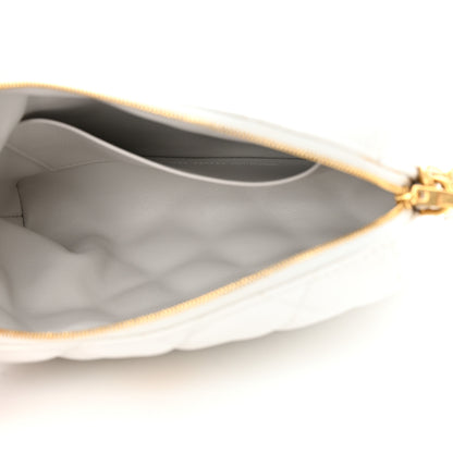 Balenciaga Nappa Calfskin Quilted Touch B Camera Shoulder Bag White 5 of 13