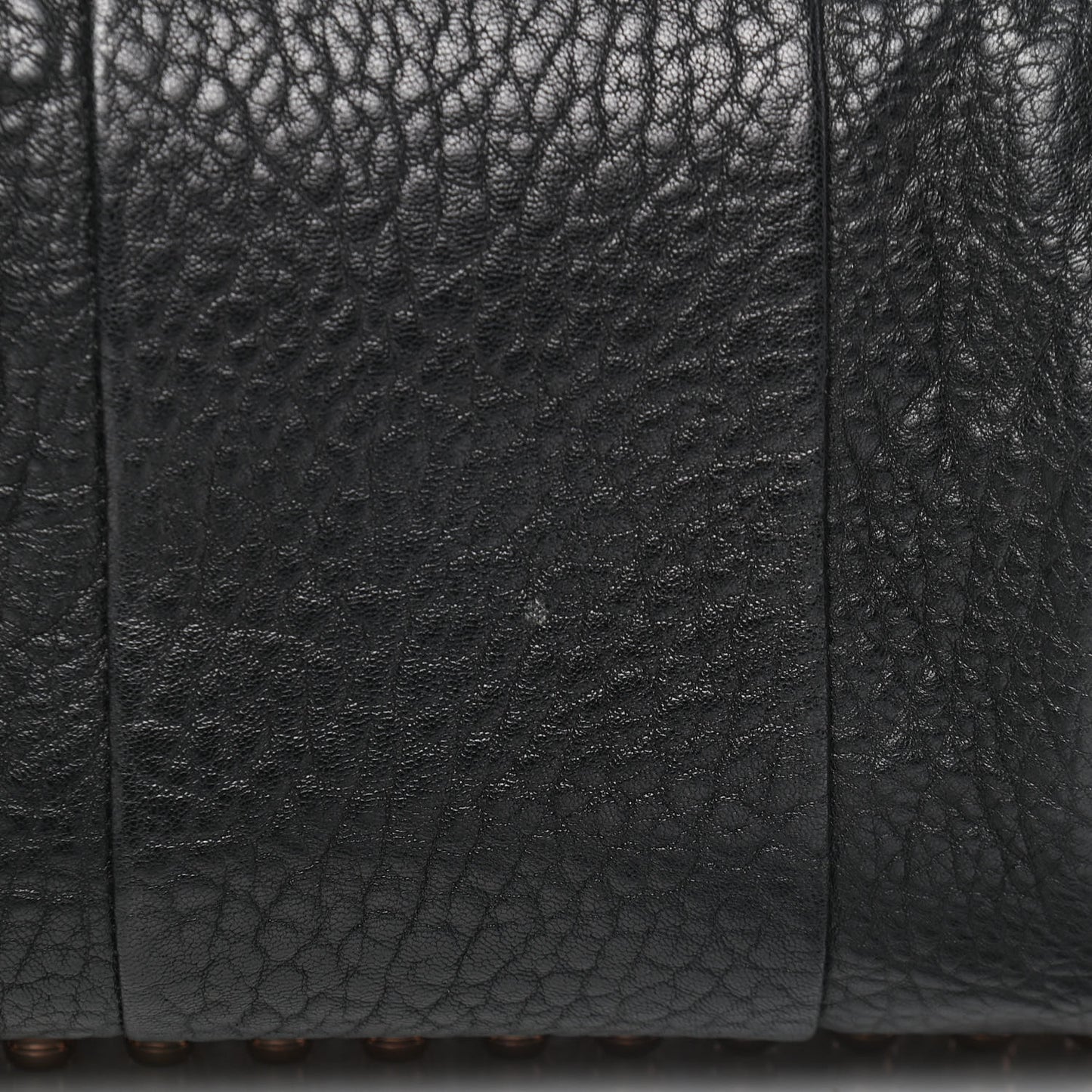Pebbled Lambskin Rockie Black Rose Gold Hardware