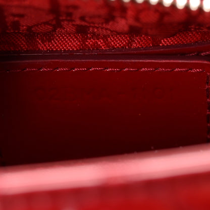 Christian Dior Patent Cannage Medium Lady Dior Red 7 of 10