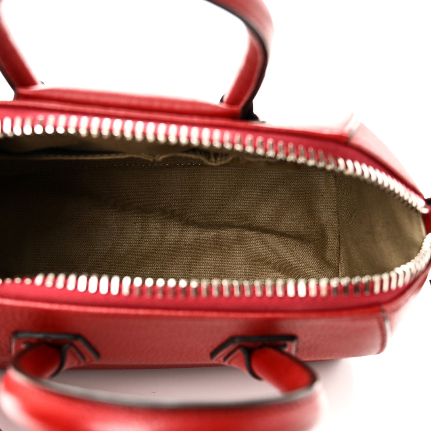 Givenchy Sugar Goatskin Mini Antigona Red 5 of 10