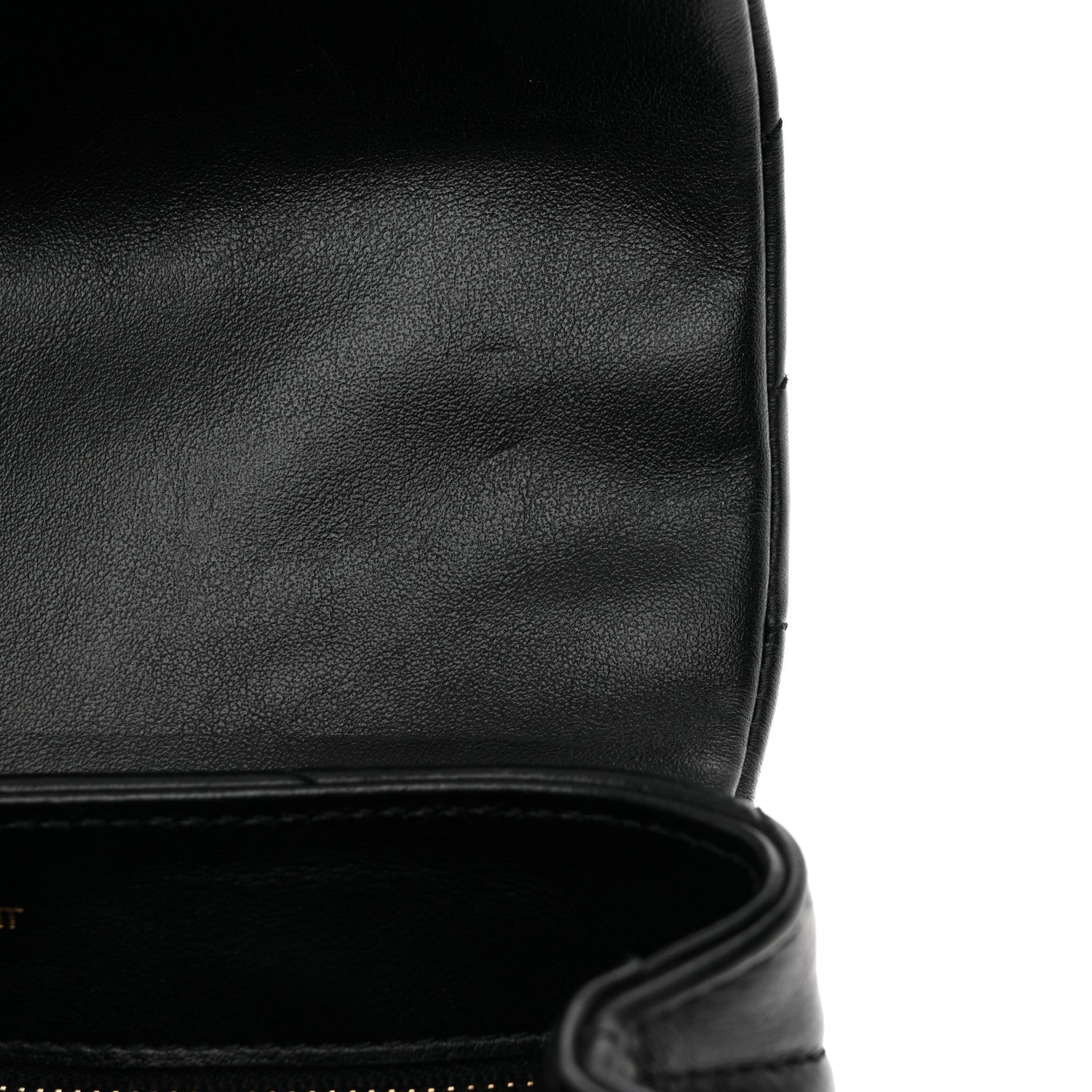 Saint Laurent Calfskin Y Quilted Monogram Toy Loulou Crossbody Bag Black 11 of 12