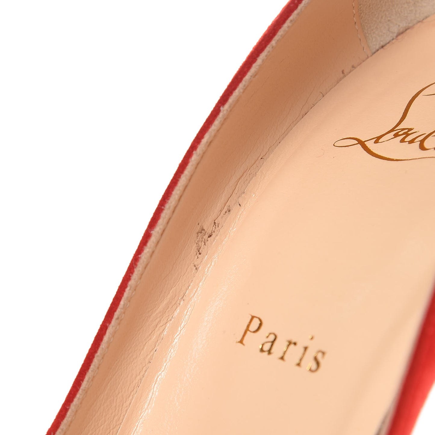 Veau Velours Eloise 100 Pumps 38.5 Loubi