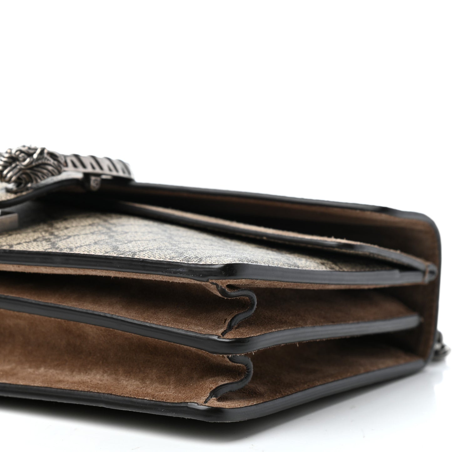 GG Supreme Monogram Small Dionysus Shoulder Bag Taupe