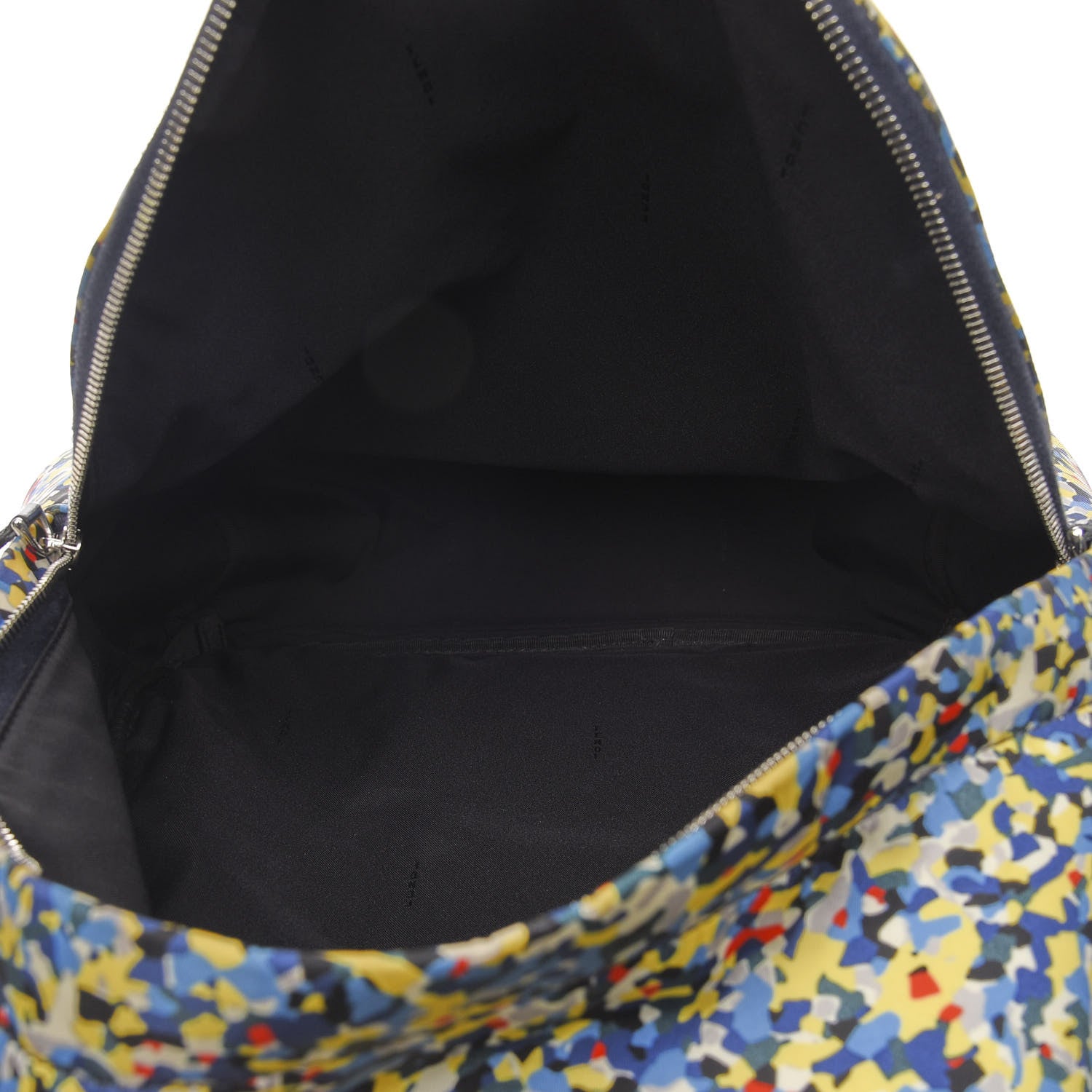Fendi Nylon Vitello Elite Flamingo Granite Lightning Monster Eyes Backpack Multicolor Lavagna 4 of 9