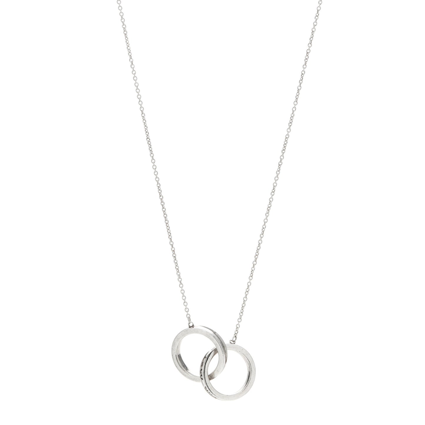 Sterling Silver 1837 Interlocking Circles Pendant Necklace