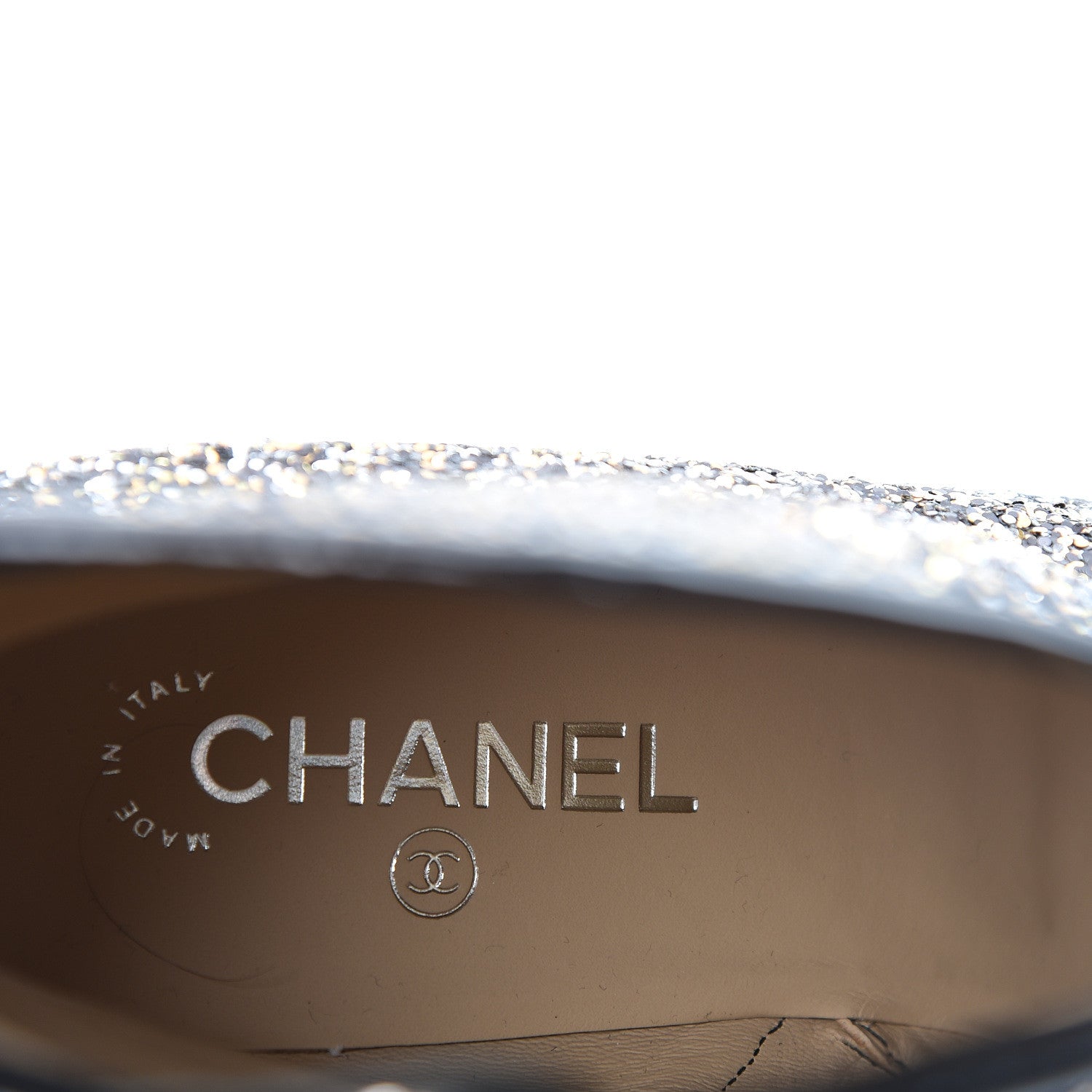 Chanel Glitter Patent Cap Toe Short Boots 42 Bronze Black 6 of 9