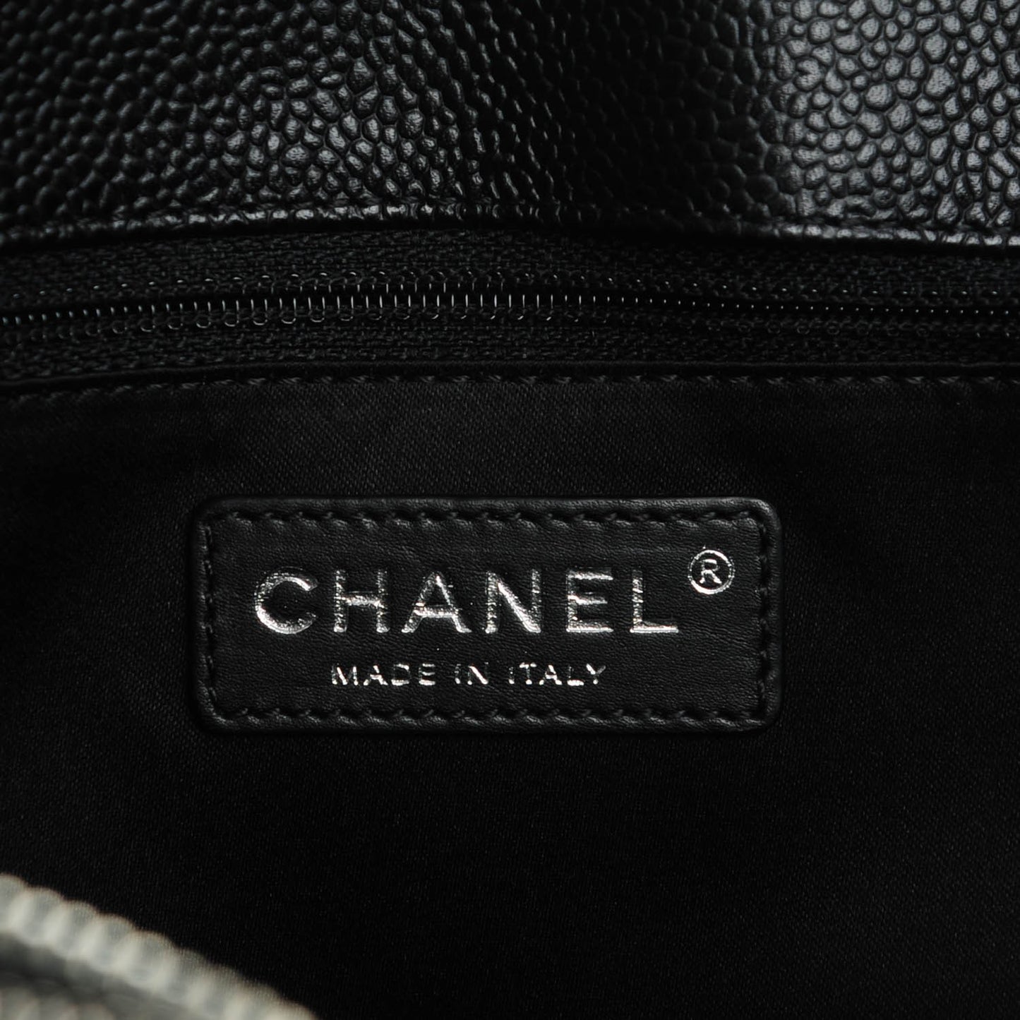 Caviar Quilted Grand Shopping Tote GST Black