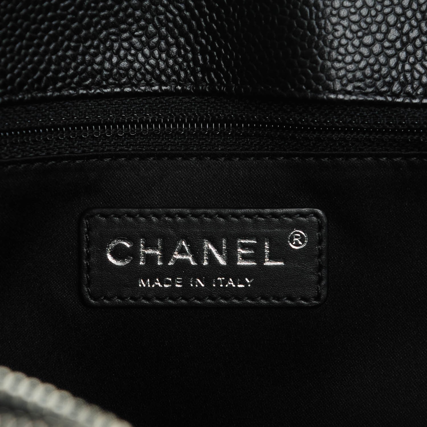 Chanel Caviar Quilted Grand Shopping Tote GST Black 6 of 7