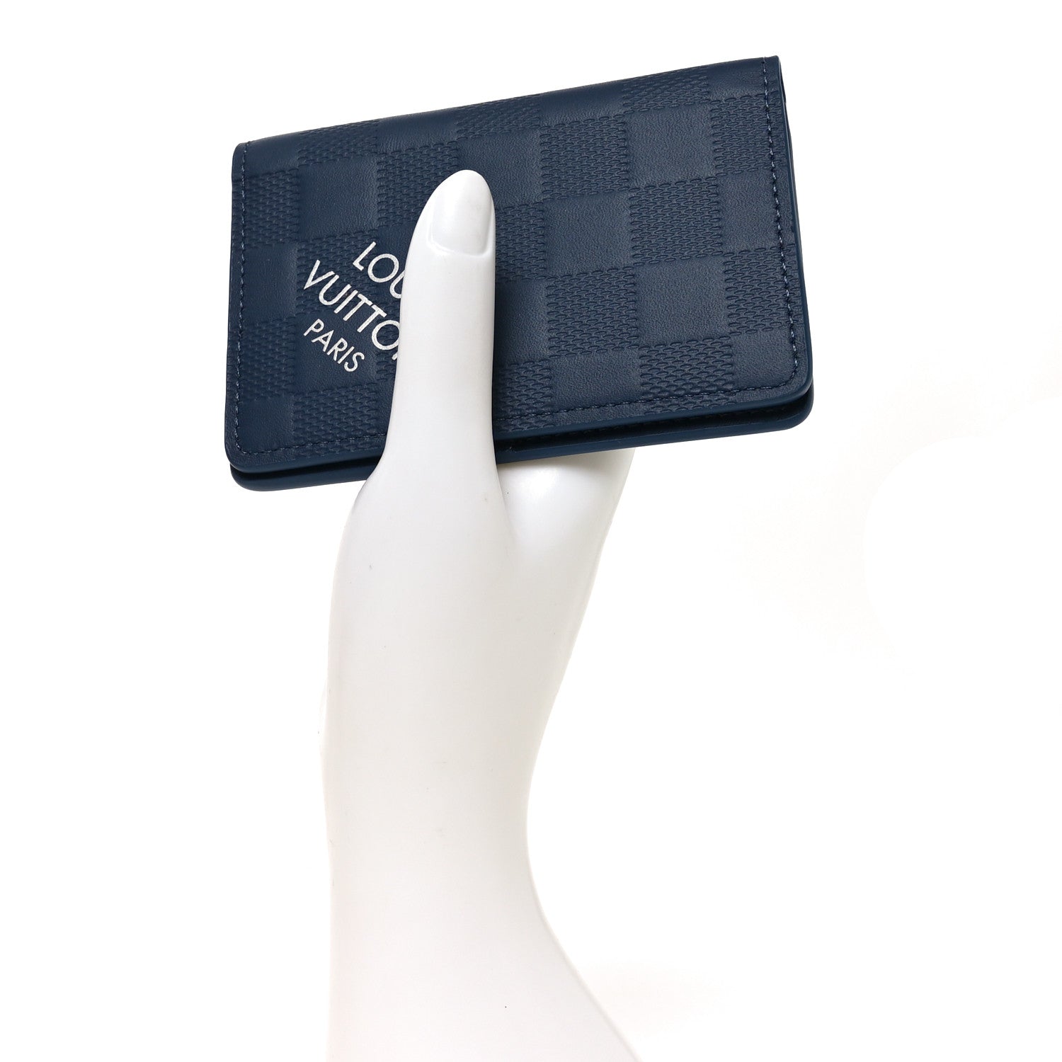 Louis Vuitton Damier Infini Pocket Organizer NM Bleu Sapphire 2 of 7