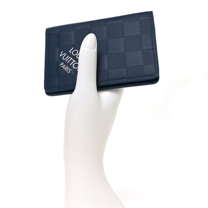 Louis Vuitton Damier Infini Pocket Organizer NM Bleu Sapphire 2 of 7