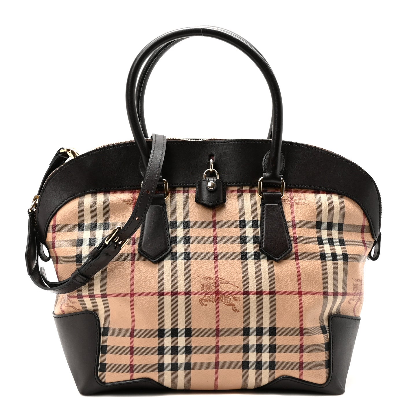 Haymarket Check Medium Primrose Tote Chocolate
