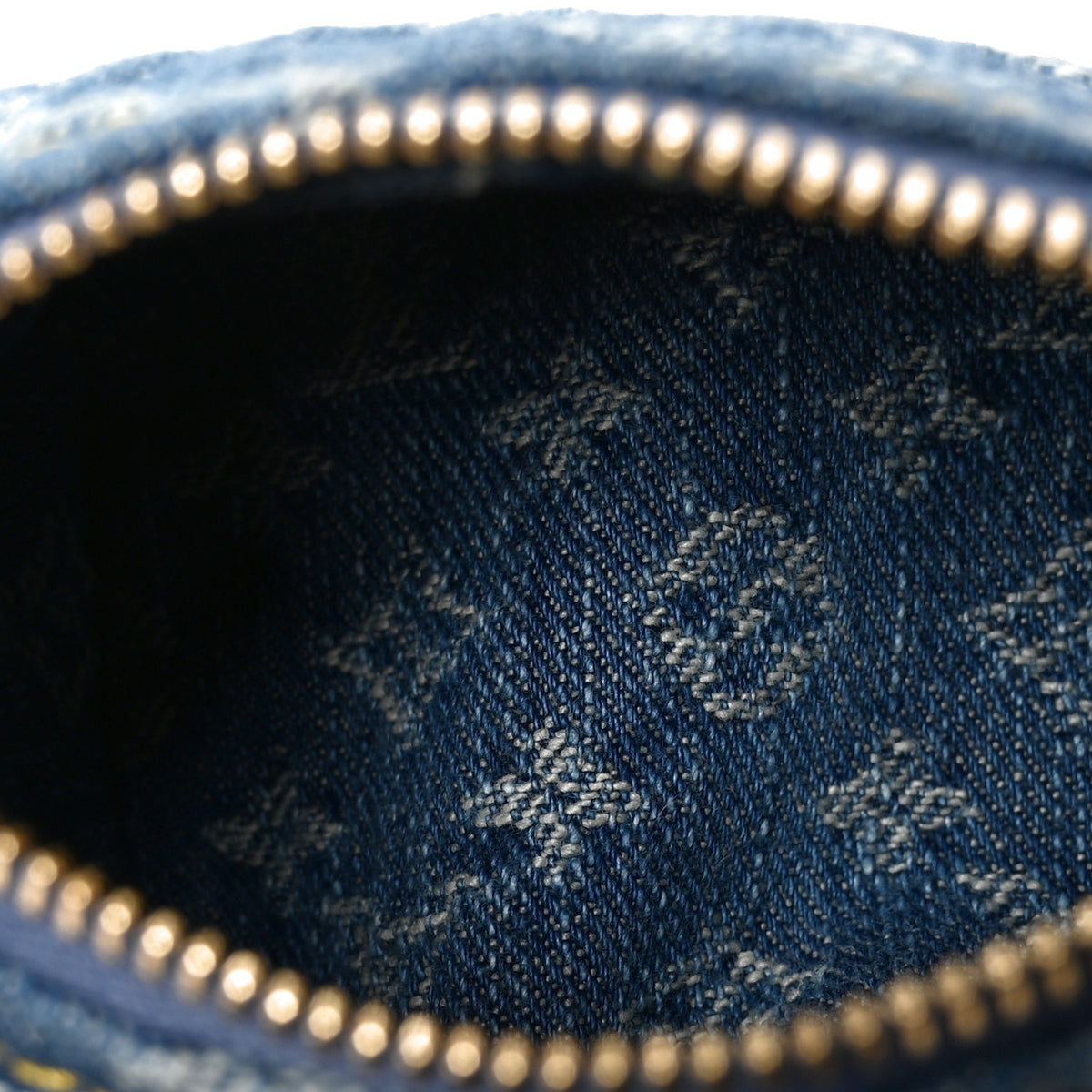 Louis Vuitton Denim Trousse Speedy Blue 5 of 7