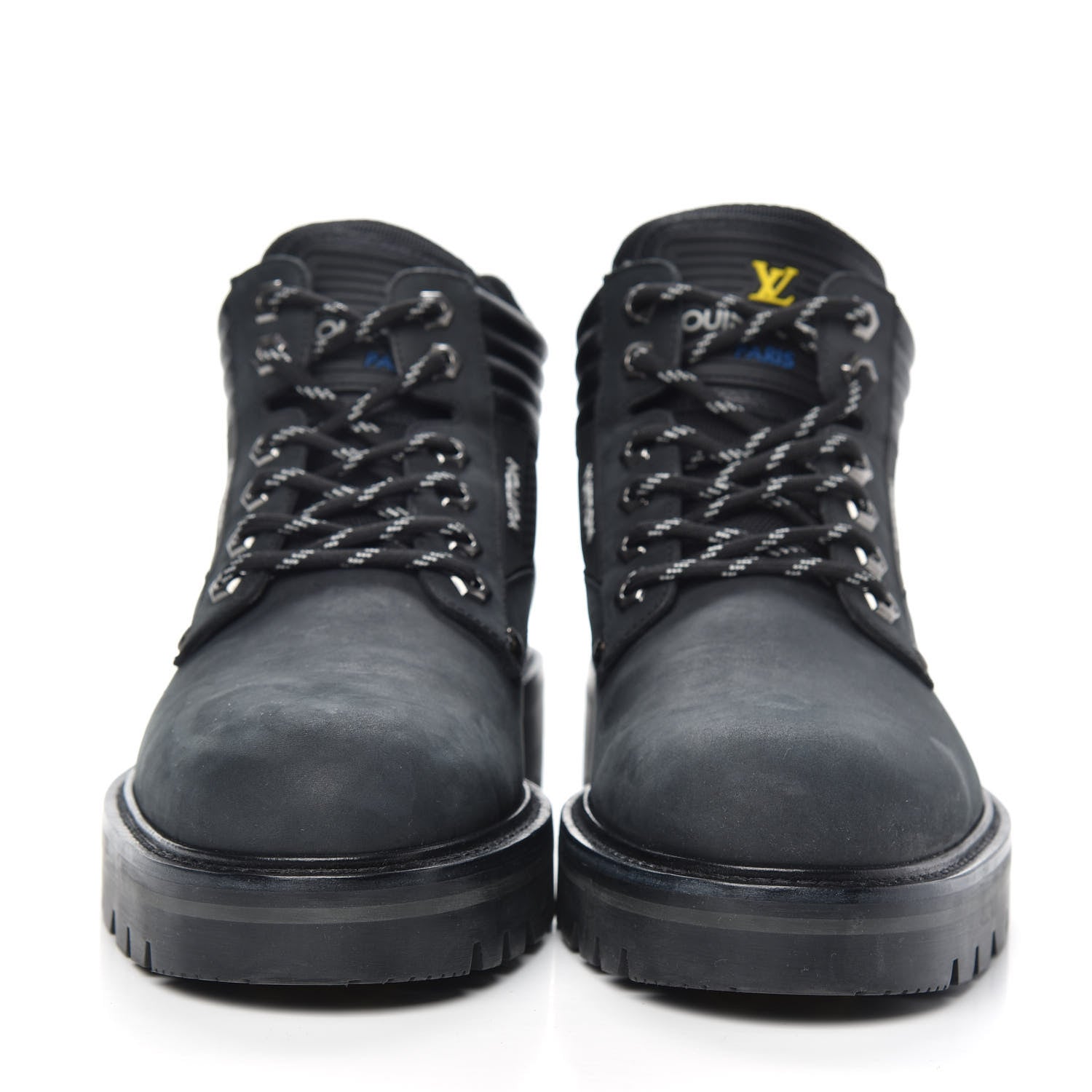 Louis Vuitton Nubuck Oberkampf Ankle Boots 7 Black 2 of 8