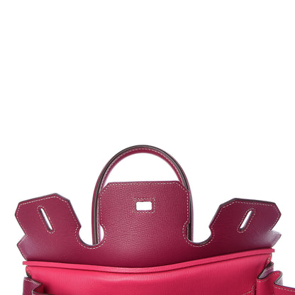 Hermes Epsom Candy Birkin 30 Tosca Rose Tyrien 16 of 33