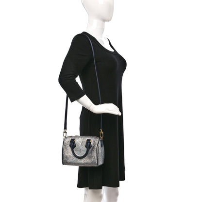 Louis Vuitton Monoglam Speedy Bandouliere 20 Blue 2 of 8
