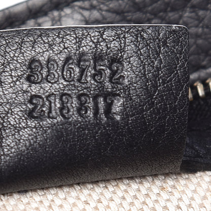 Gucci Pebbled Calfskin Medium Soho Flap Crossbody Black 7 of 17