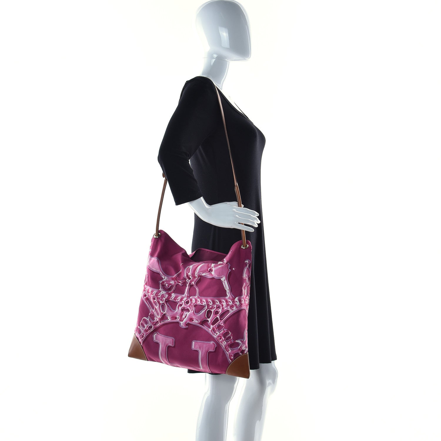 Hermes Silk Vif Argent Silky City 33 PM Pink 3 of 14