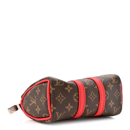 Louis Vuitton Monogram LV Colormania Mini Keepall Pouch Bag Charm Red 3 of 7